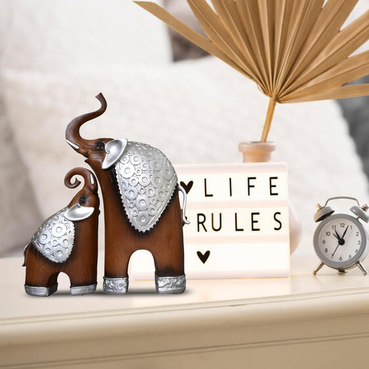 Home Décor Mother & Child Elephant