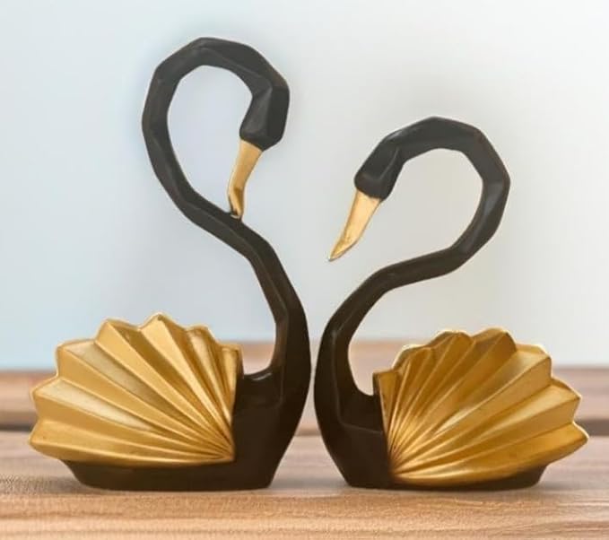 Swan Pair showpiece for Living Room Decoration