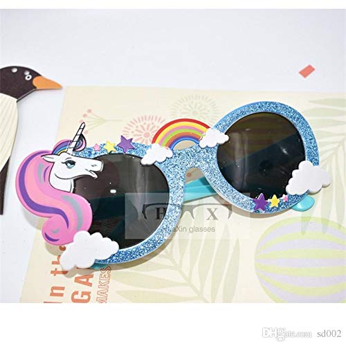 Rainbow Unicorn Glitter Eyeglass for Children