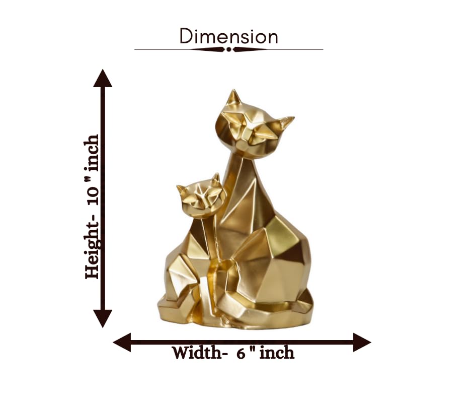 Decors Cat Pair Showpiece Idols