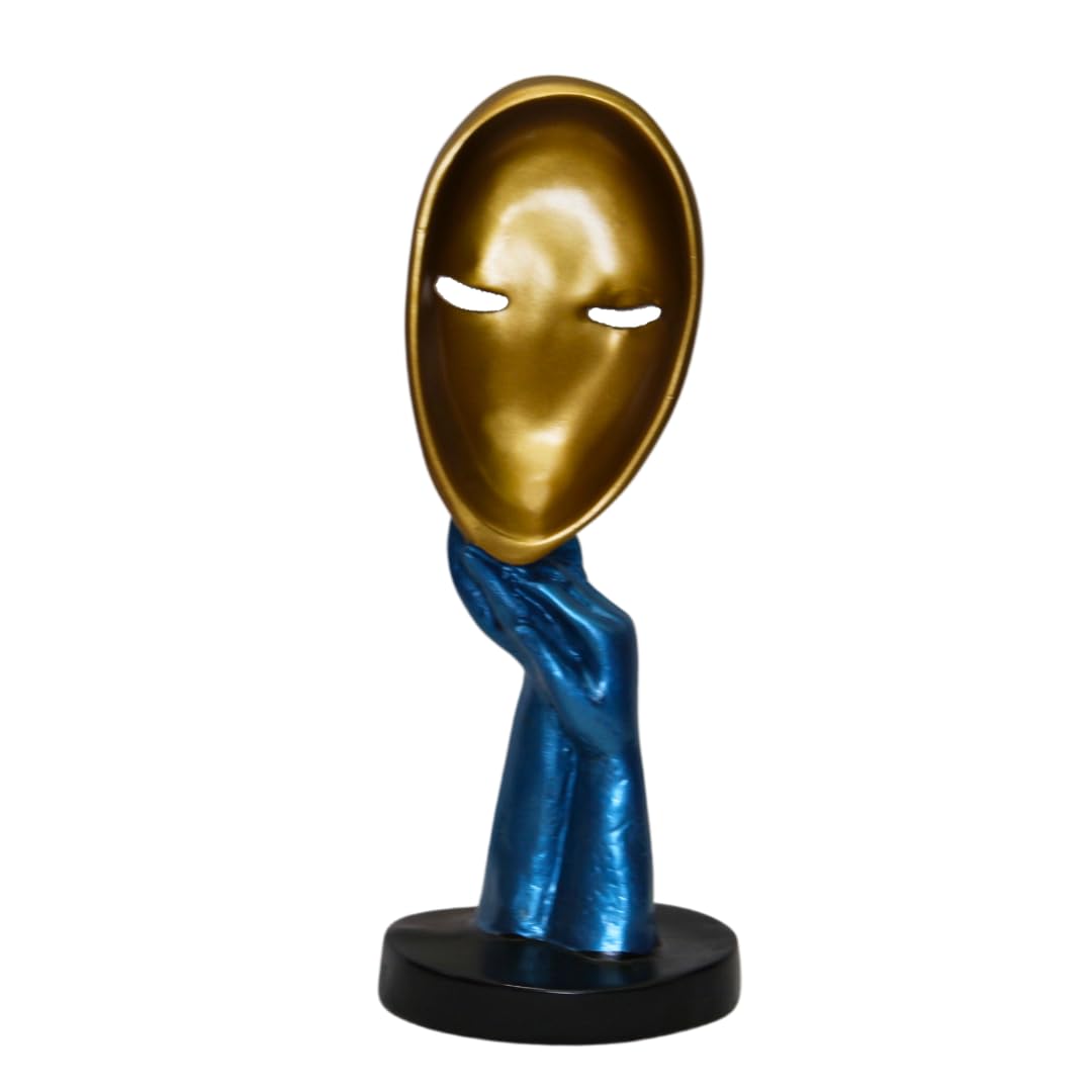 Antique Human Lady Face Statue