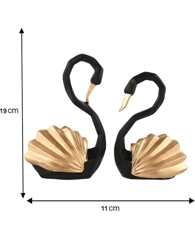 Swan Pair showpiece for Living Room Decoration