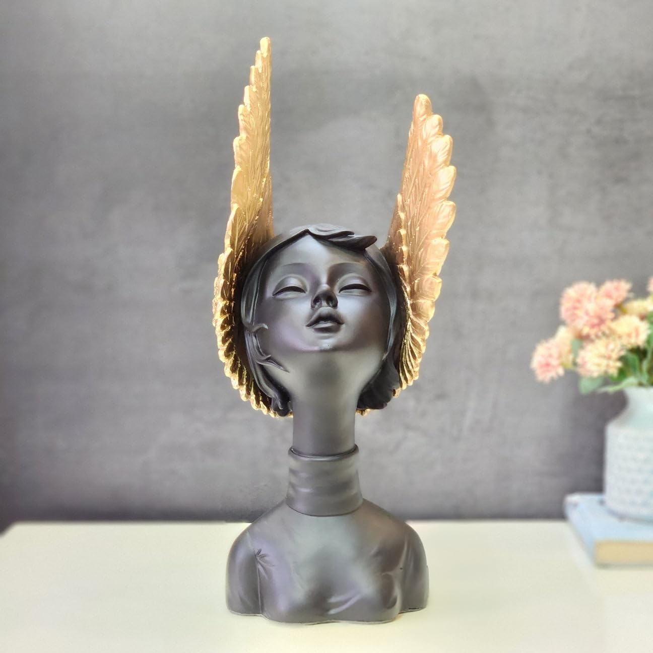 Winged Lady Showpiece Statue