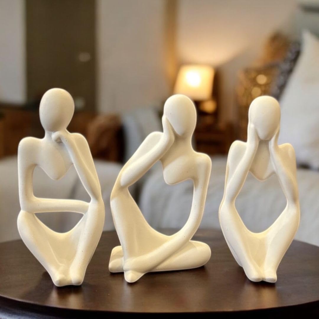 Thinker Men Statue Set of 3