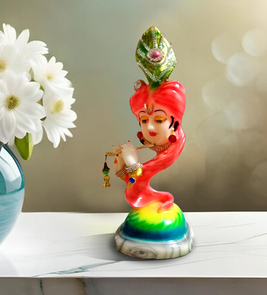 Krishan Statue Holding Flute