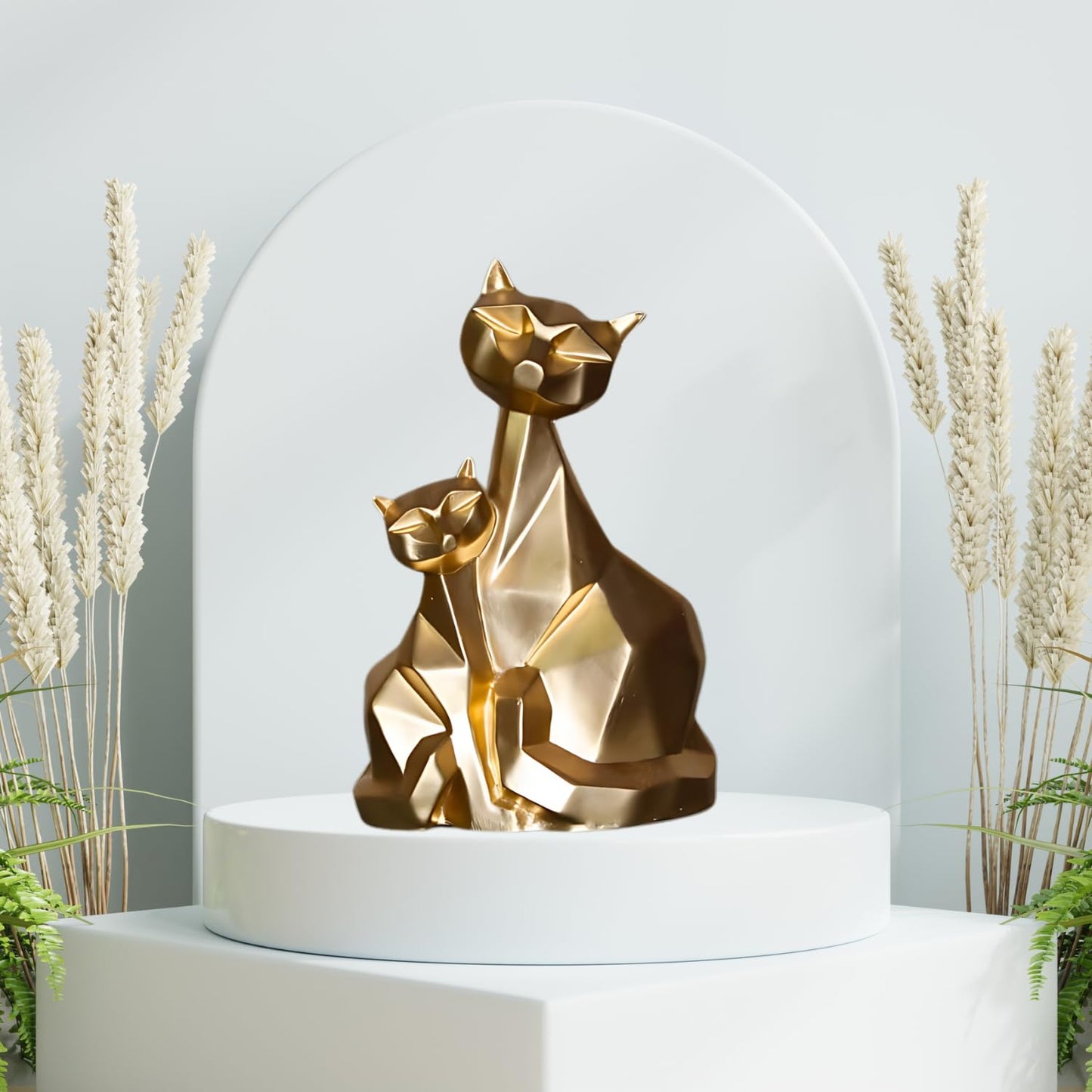 Decors Cat Pair Showpiece Idols