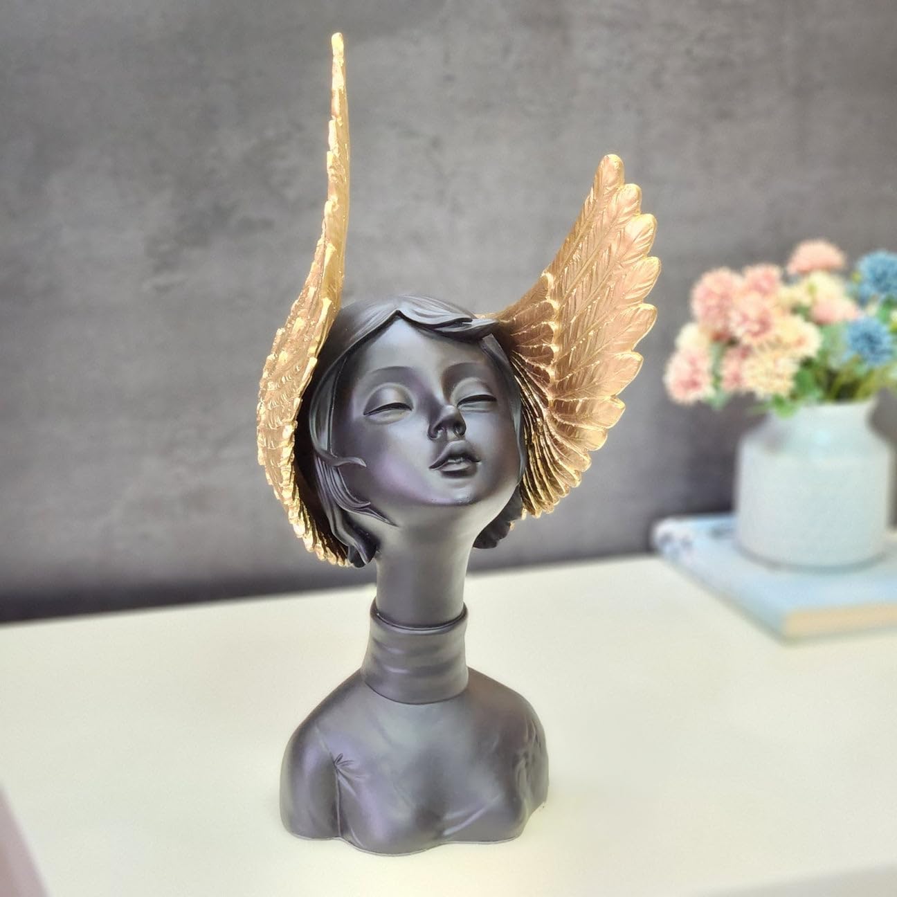 Winged Lady Showpiece Statue