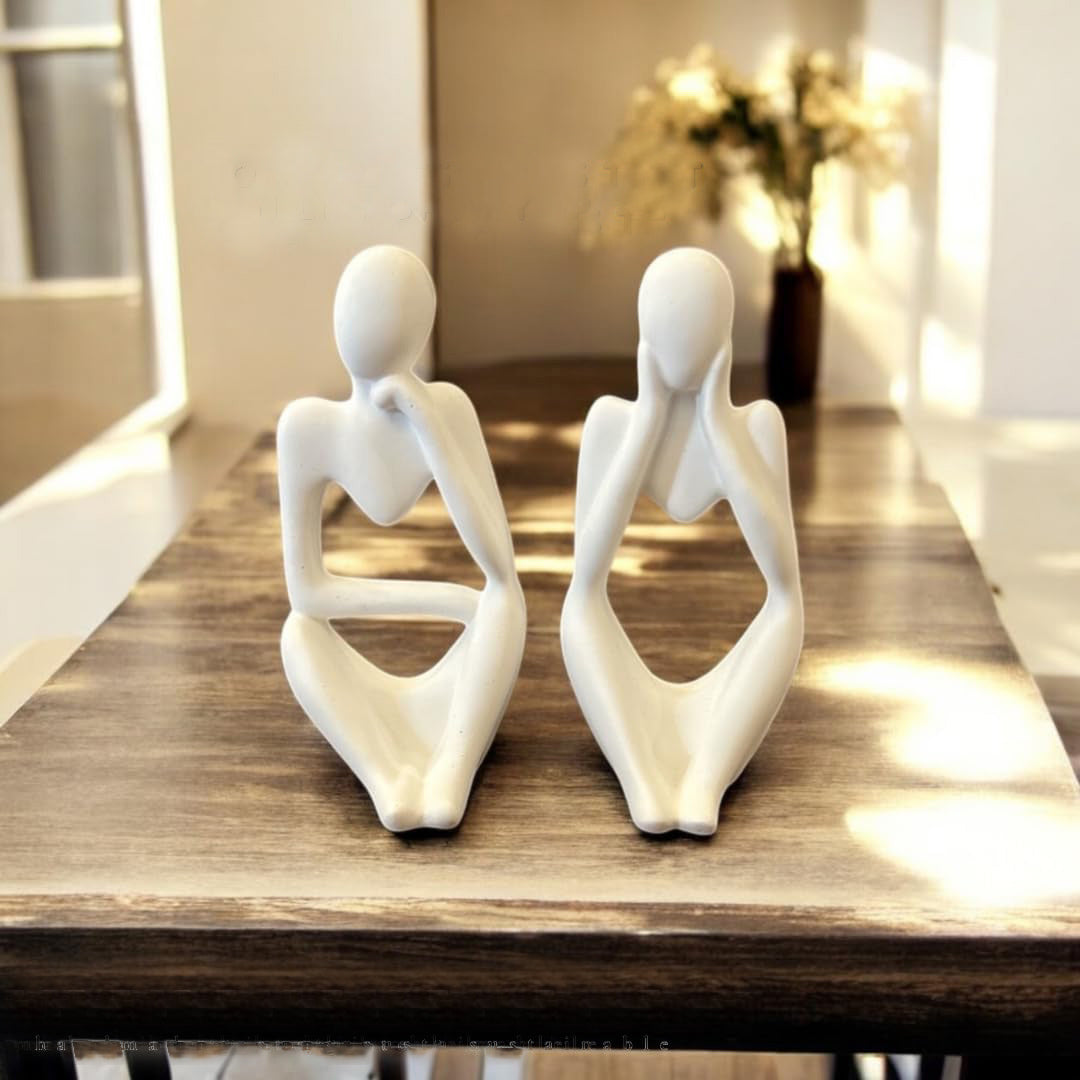 Thinker Men Statue Set of 3