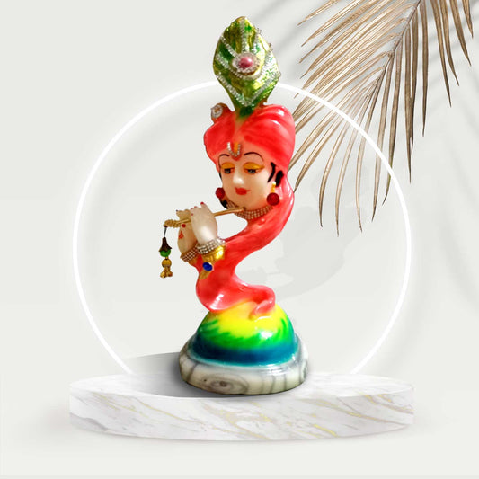 Krishan Statue Holding Flute