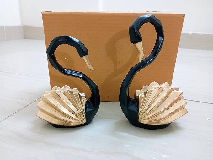 Swan Pair showpiece for Living Room Decoration