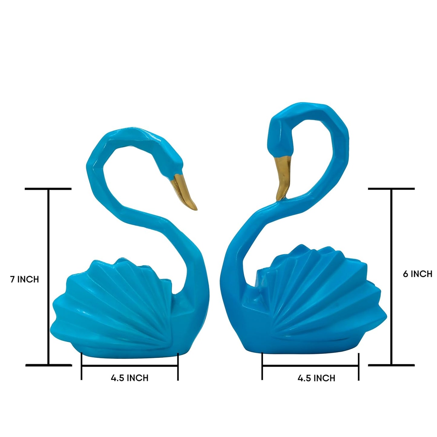 Swan Pair Showpiece for Home & Office Decorative