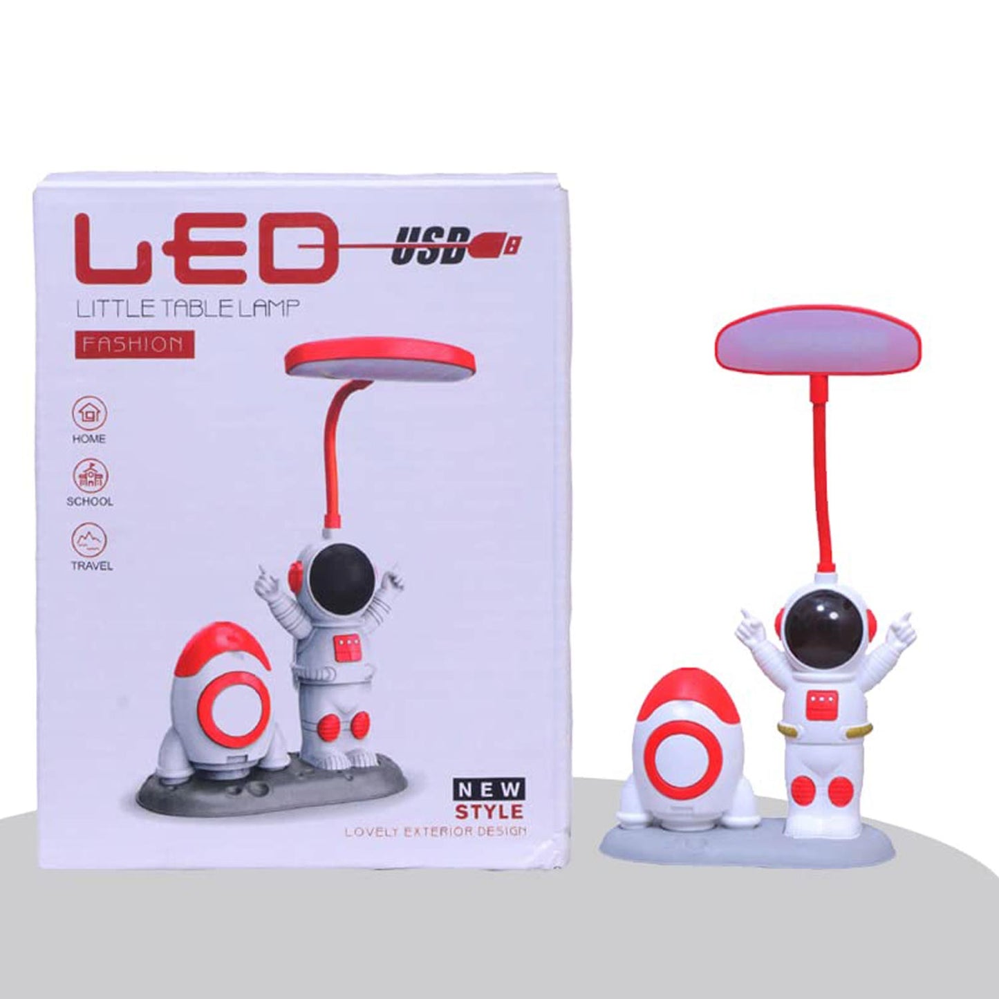 RED World Astronaut LAMP Night