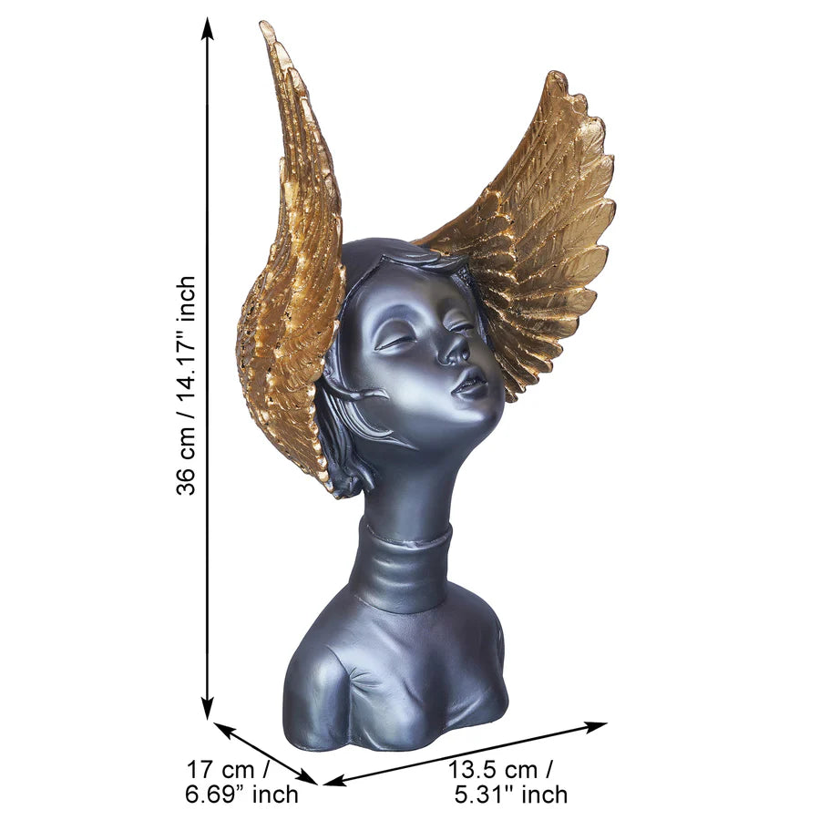 Winged Lady Showpiece Statue