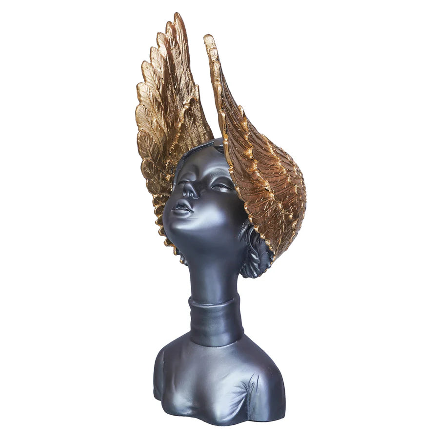 Winged Lady Showpiece Statue