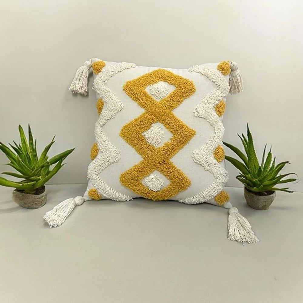 Fringe Pattern Stylish Cushion Cover